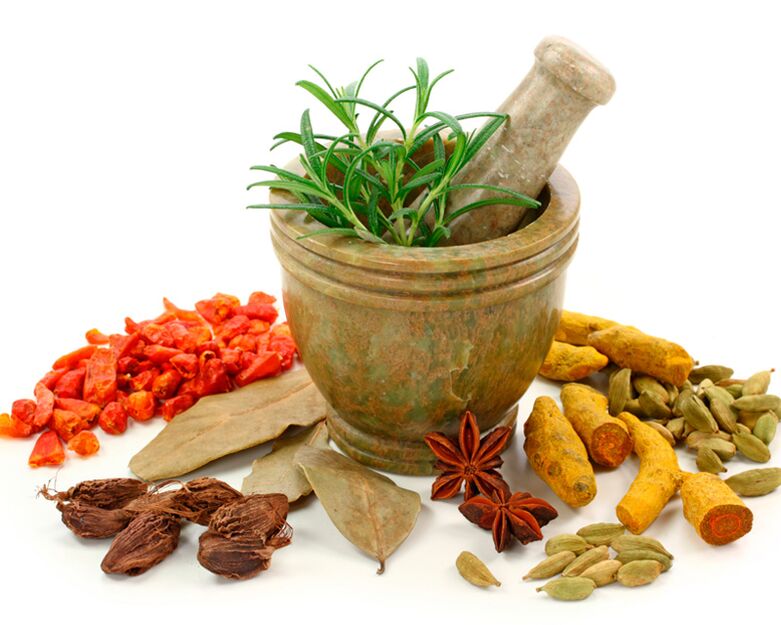 Plant materials used to eliminate worms.